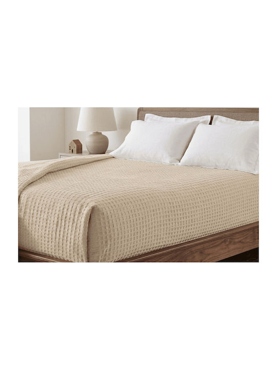 Pique Blanket Super Double 220x240cm Beige