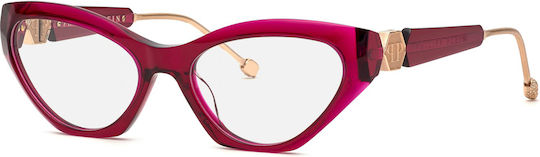 Eyeglasses Philipp Plein Women Vpp069s5509wf Lens Bridge Temple 55 18 140 Mm