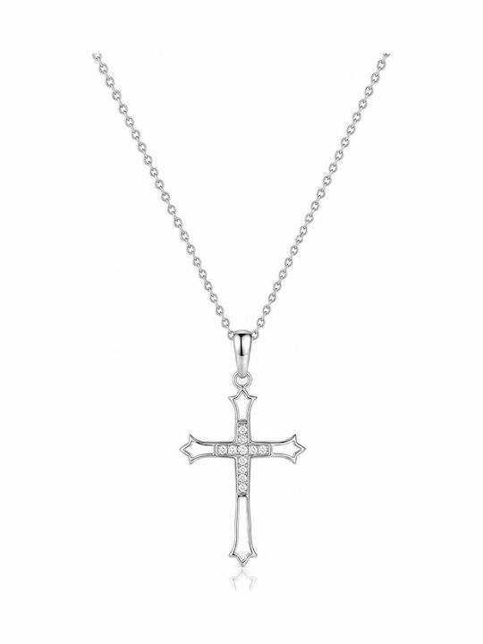 Ulysses Silber Ulysses Silber Kreuz 925er Zirkon 45cm