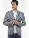 Sommer Herrenanzugsjacke mit Schlanke Passform Grau