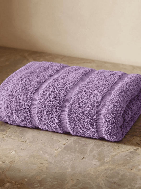 Πετσέτα Χεριών Royal Cosy 30x50εκ. Λιλά Βάρους 600gr/m²