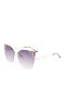 Liu Jo Woman Sunglasses with Gold Metallic Frame and Purple Lens