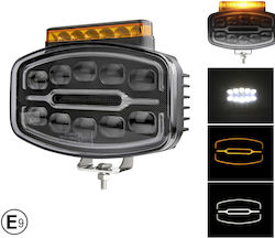 Led Halogen Headlight 3 Functions Drl White Orange Light 360° Emergency Lamp 4 Flashing Functions 12-24v Jeep Truck Led Halogen Headlight 3 Functions Drl White Orange Light 360° Emergency Lamp 4 Flashing Functions 12-24v Jeep Truck