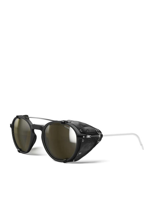 Julbo Unisex Sunglasses with Black Horn-Rimmed Frame and Black Lens Y5641214