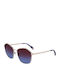 Liu Jo Women's Sunglasses with Yellow Metallic Frame and Yellow Lens