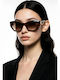 Riverio Women's Sunglasses with Brown Tartaruga Horn-Rimmed Frame and Brown Gradient Lenses