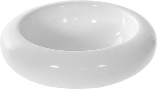 Vitruvit Vessel Porcelain Bathroom Sink 50x50cm Countertop Sink Ring 50x50 Cm