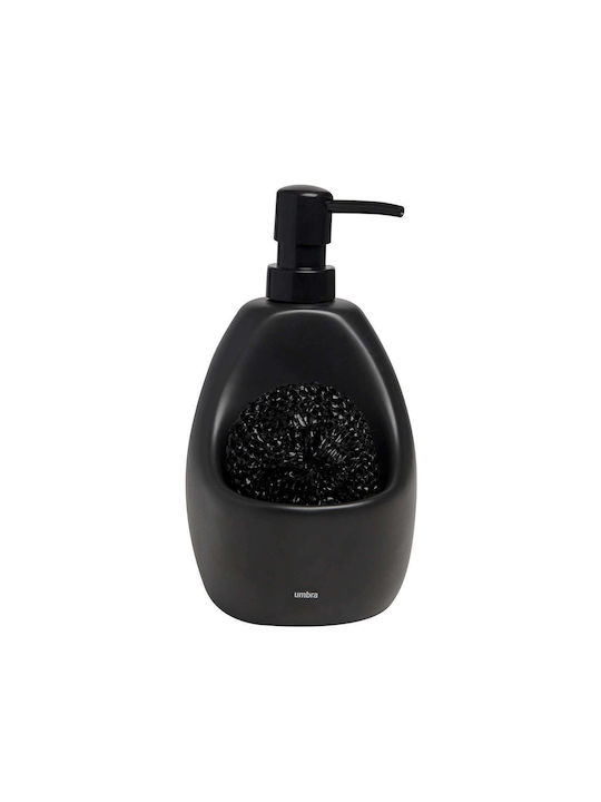 Umbra Joey Εντοιχιζόμενο Dispenser Κουζίνας Κεραμικό Μαύρο 750ml