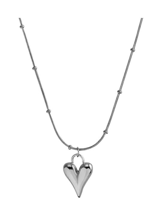 FantazyStores Necklace with Heart Design Made o...