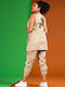 Beige Damen Weste