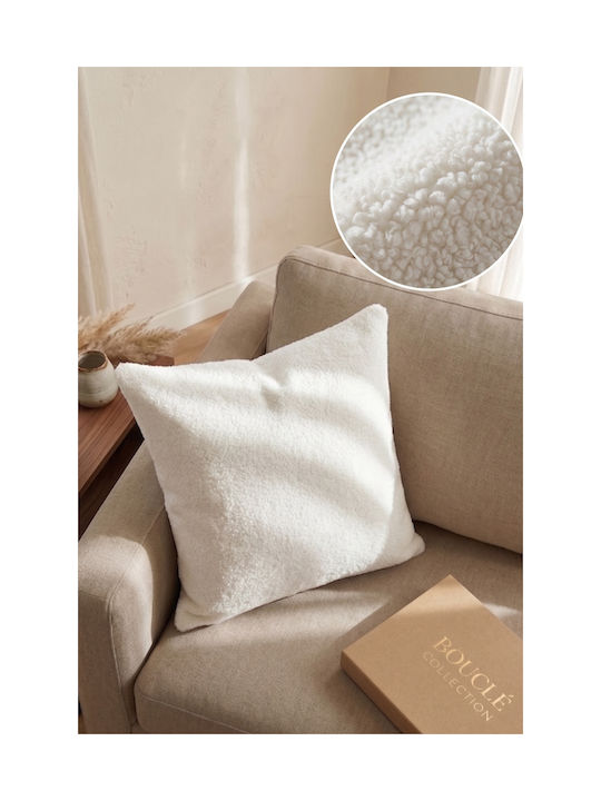 SteweHome Dekorativer Kissenbezug Creme