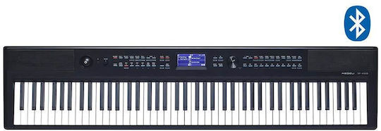 Medeli Electric Stage Piano SP A 500 with 88 Weighted Keys Built-in Speakers and Headphone Connection Black