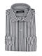 Long Sleeve Shirt in Regular Fit Striped Green