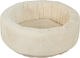 Vidaxl Zolux Round Cat Bed Olympe 40x40x18.5cm Cream Color