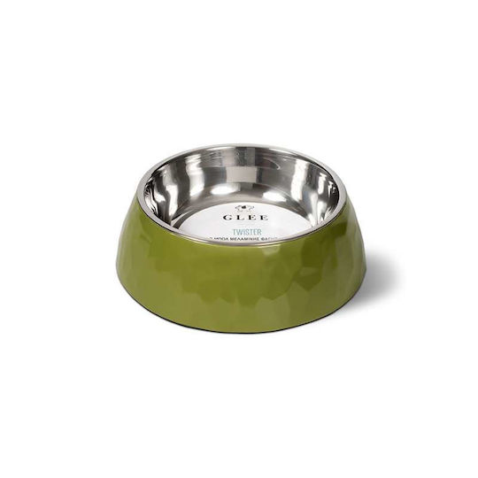 Glee Stainless Steel Food & Water Bowl for Dog & Cat 350ml 17.8x17.4x6.2cm