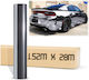 Decorative Car Wrap Film 1.52 X 28m Chrome Silver