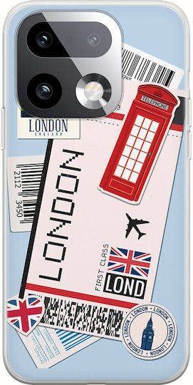 Ticket To London Realme 16 Pro+ 5g Flexible TPU Transparent Silicone Mobile Phone Case