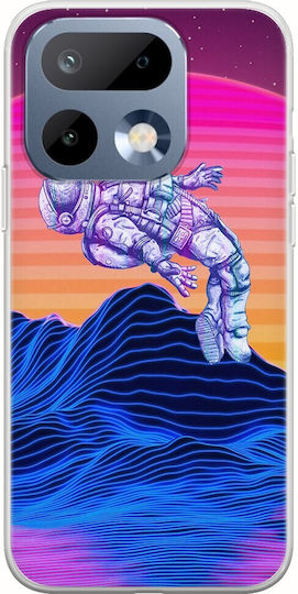 Neon Astronaut Case Realme 16 Pro 5g Flexible Tpu Transparent Silicone