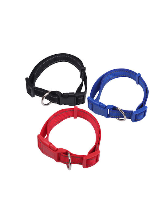 Nobleza Reflective Silk Dog Collar Reflective Fiber Small Blue