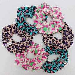 Magnolia Handmade Scrunchie Splash Leopard (Τυχαία Επιλογή)