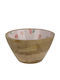 Beauty Home Decorative Wooden Brown Bowl 12.5x6cm