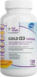 Full Health Gold Рибено Масло 250mg 3gr 30 Капсули