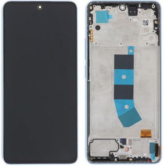 Samsung Screen with Touch Mechanism and Frame for Xiaomi Redmi Note 13 4g Blue