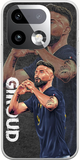 Football Stars Olivier Giroud France Realme 16 Pro+ 5g Flexible TPU Transparent Silicone Mobile Phone Case