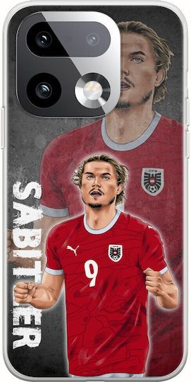 Θήκη Euro 2024 Marcel Sabitzer Realme 16 Pro+ 5g Flexible Tpu Διάφανη Σιλικόνη