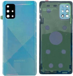 Samsung Galaxy A71 Batterycover+camera Lens Blue Grade A
