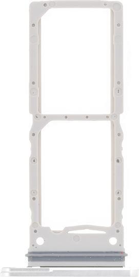 Clappio SIM Card Tray Samsung Galaxy Z Fold6 Двойна Nano SIM Слот Бял