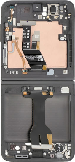 Samsung Cadru Median Galaxy Z Flip 6 Structură Durabilă Pachet Serviciu Negru
