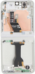 Samsung Middle Frame Chassis Samsung Galaxy Z Flip 6 Durable Structure White Samsung Middle Frame Chassis Samsung Galaxy Z Flip 6 Durable Structure White
