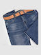 Herren Shorts Denim Denim
