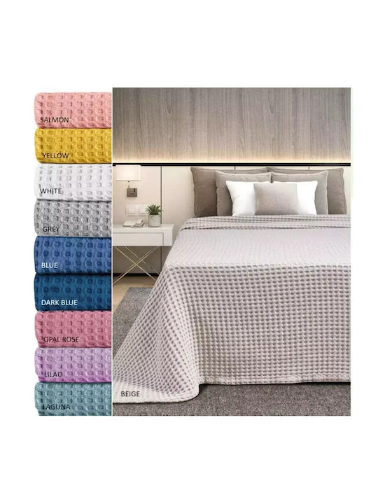 Adam Home Piqué Decke Übergröße 230x240cm Beige