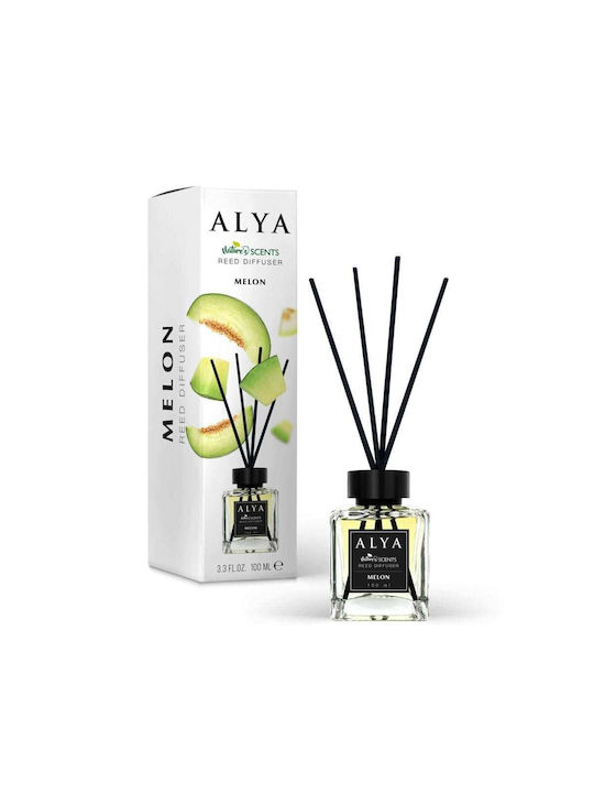 Alya Nature's Scents Αρωματικο Χωρου Στικ 100ml Melon