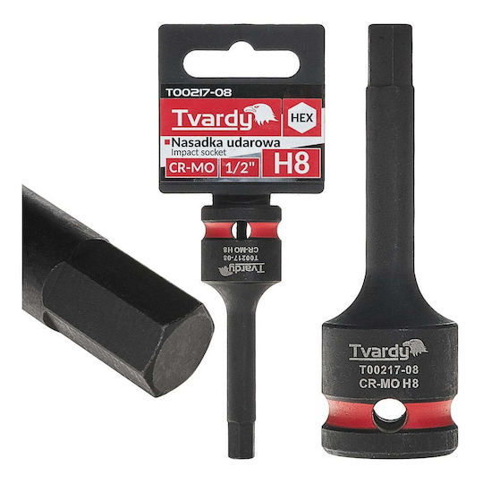 Καρυδάκι Κρουστικό Μύτη Άλλεν H8 1/2" Cr-mo Tvardy