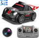 Kalaxio Mini RC Drift Racing Car RC Vehicle Drift FPV WiFi with Memory Card and Remote Control Black with Camera