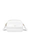 Gallantry Women's Multi-pocket Crossbody Handbag Discreet Flap White