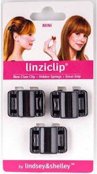 Small Black Pearl Hair Clip Linziclip Mini