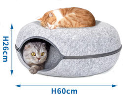 Nobleza Σπιτάκι-τούνελ Γάτας Σχήμα Ντόνατς 60x26 Nobleza Σπιτάκι-τούνελ Γάτας Σχήμα Ντόνατς 60x26