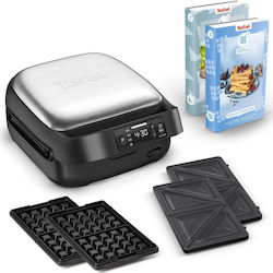 Tefal Snack Collection 700W Pentru 2 Sandvișuri Neagră