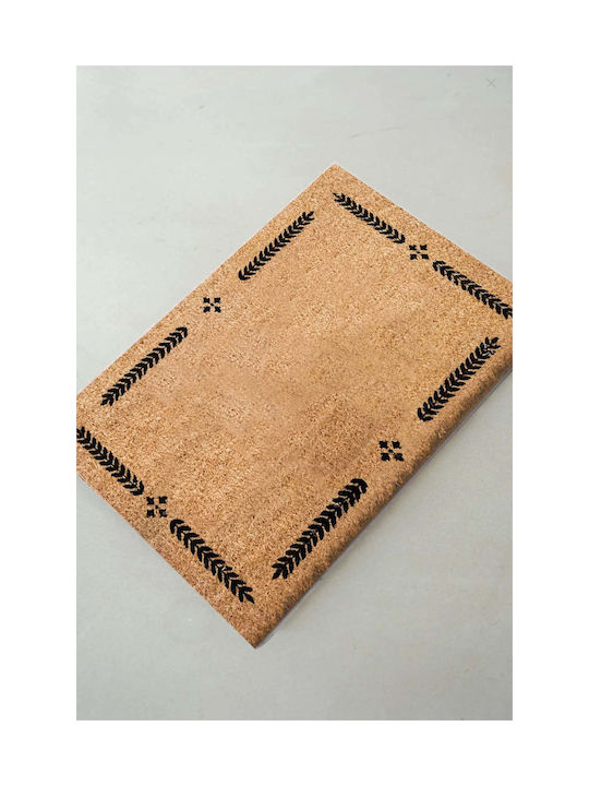 SteweHome SteweHome Entrance Mat Made of Coconut Tree with Non-Slip Base Brown 40x60cm