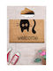 SteweHome Non-Slip Brown Doormat 60x40cm