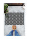 SteweHome Non-Slip Orange Entry Doormat 70x45cm