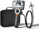 Endoscope Camera 4-direction 360° Articulated Screen 8x Zoom 4.5" Hd Ips Screen 6 X Led Ip67 1.5 M Cable