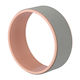 Relaxdays Yoga Roller Plastic 12.5x32cm Pink Grey
