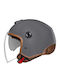 Nexx Y.10 Titanium/Camel Motorcycle Helmet Jet DOT / ECE 22.06 1325gr with Sun Visor