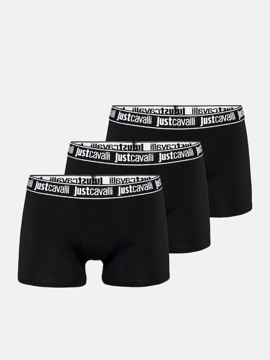 Just Cavalli Μποξεράκια 3Pack Μαύρα