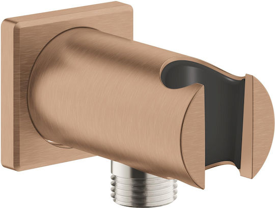 Grohe Outlet Elbow Rainshower Wall Union W Holder Wall Mount Universal Male Thread Brushed Warm Sunset Matte Copper